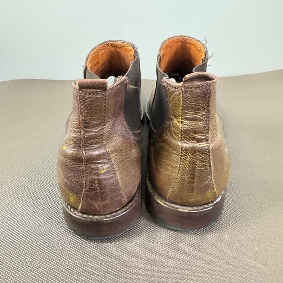 Johnston & Murphy Hartley Leather Chelsea Boots Mens Size 10M Brown Ccushioned - Picture 5 of 8